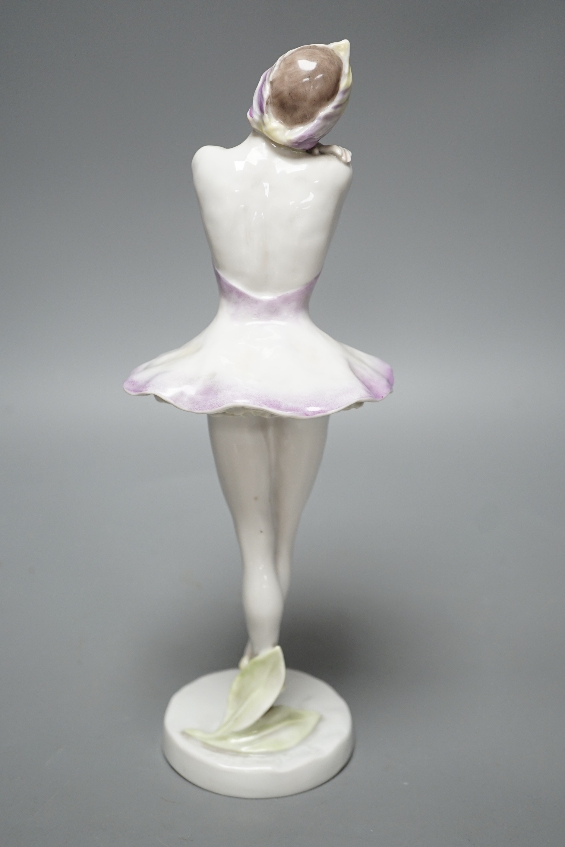 A Rosenthal model of a ballerina, impressed number 1701, 28.5cm